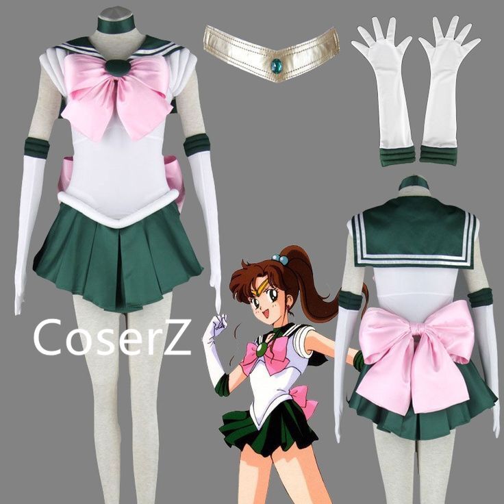 Sailor Moon Sailor Jupiter Cosplay Costume – Coserz