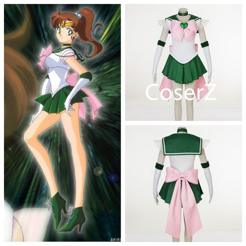 Sailor Moon Sailor Jupiter Costume, Sailor Moon Cosplay Costume