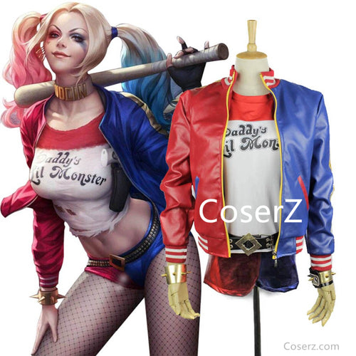 Suicide Squad Harley Quinn Costume Full Set