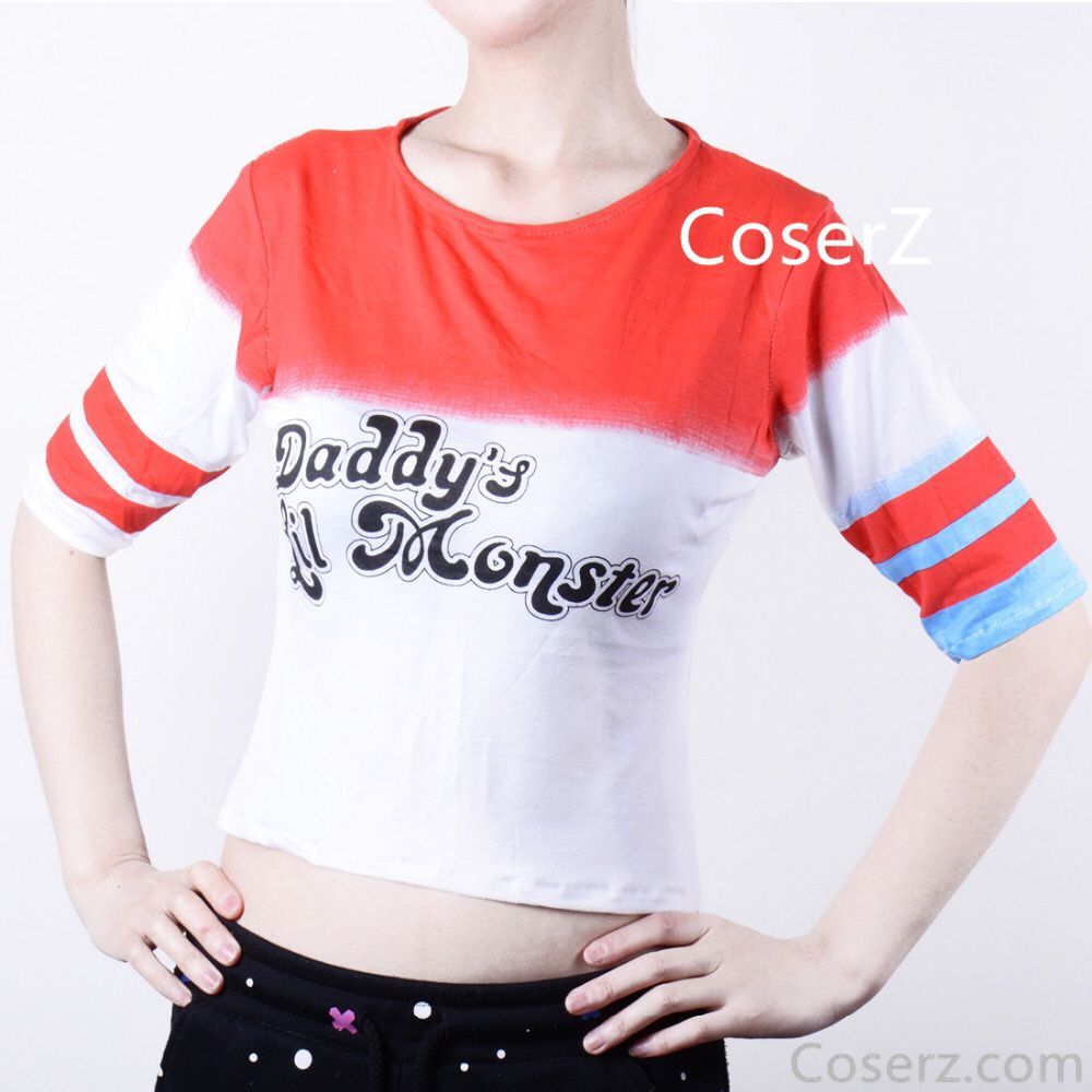 Suicide Squad Harley Quinn Cosplay T-shirt