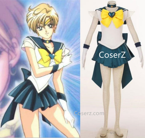Sailor Moon Cosplay SuperS Sailor Uranus Tenoh Haruka 3rd Generation Battle Suit