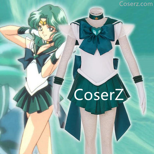 Sailor Moon Super S Cosplay Costume Sailor Neptune Sailor Senshi Cosplay