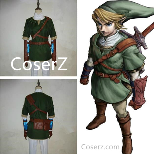 Custom The Legend of Zelda Costume, Link Costume, Link Cosplay Costume –  Coserz