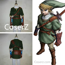 Custom The Legend of Zelda Costume, Link Costume, Link Cosplay Costume Halloween