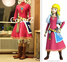 Custom The Legend of Zelda Princess Zelda Costume Zelda Cosplay Costume