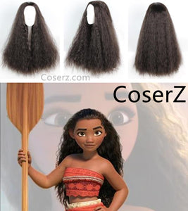 Moana Wig, Moana Cosplay Wig