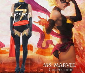 Custom-made Ms Marvel Cosplay Costume, Ms Marvel Cosplay Carol Danvers Cosplay Costume