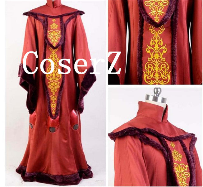 open lace back dress Melisandre Red Woman Medieval Dress Outfit for Adult Cosplay Costume