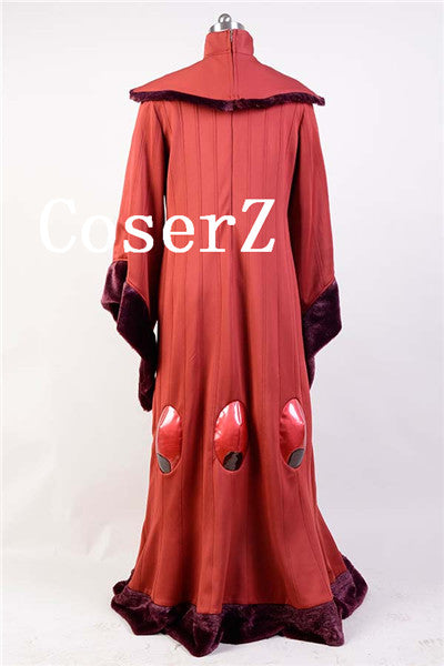 Star Wars Episode I The Phantom Menace Padme Amidala Red Gown Dress Ro – CoserZ Star Wars Episode I The Phantom Menace Padme Amidala Red Gown Dress Ro – CoserZ