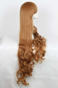 40 inches Blonde Long Curly Cosplay Wig Lolita Anime Wig
