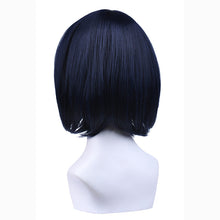 Kill La Kill Ryuko Matoi Short Hair Dark Blue Mixed Red Anime Cosplay Wig