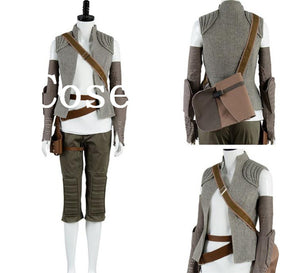 Star Wars 8 Rey Costume Carnival Cosplay Costume