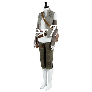 Star Wars 8 Rey Costume Carnival Cosplay Costume