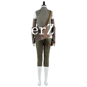 Star Wars 8 Rey Costume Carnival Cosplay Costume