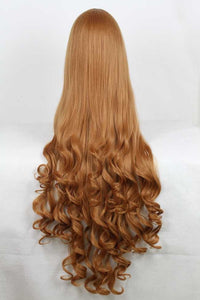 40 inches Blonde Long Curly Cosplay Wig Lolita Anime Wig