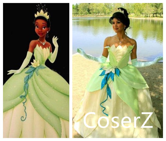 Tiana Dress, Princess Tiana Costume