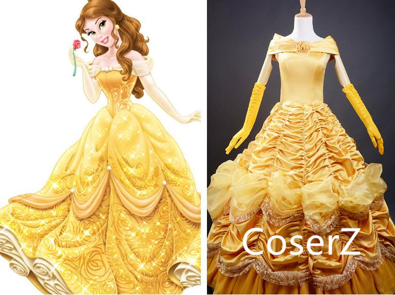 Custom-made Beauty and the Beast Belle Dress, Belle Costume Halloween –  CoserZ