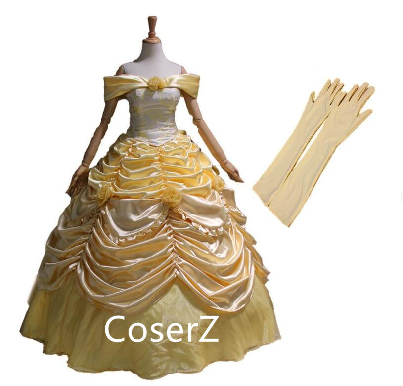 Custom-made Beauty and the Beast Princess Belle Costume Belle Dress
