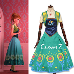 open lace back dress Custom-made Fever Anna Dress, Anna Costume CoserZ open lace back dress Custom-made Fever Anna Dress, Anna Costume CoserZ