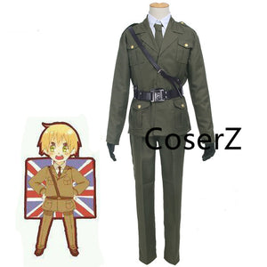Anime APH Hetalia England Cosplay Costume, Axis Powers England Cosplay Costume