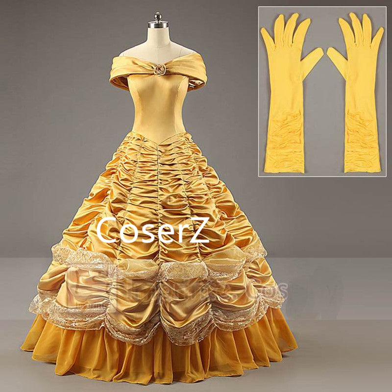 princess belle inspired dress Custom-made Beauty and the Beast Princess Belle Dress Cosplay Costume –  CoserZ