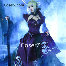 Fate Stay Night Alter Saber Cosplay Costume Fate Zero Sword Costume Black Dress