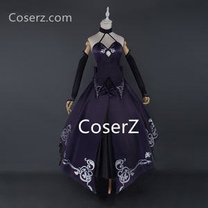 Fate Stay Night Alter Saber Cosplay Costume Fate Zero Sword Costume Black Dress