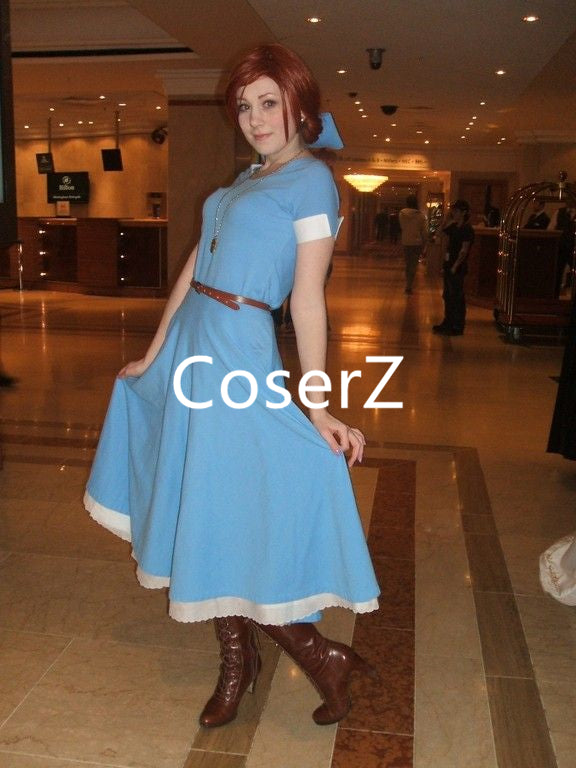 Anastasia Blue Dress, Anastasia Princess Cosplay Costume CoserZ Anastasia Blue Dress, Anastasia Princess Cosplay Costume CoserZ