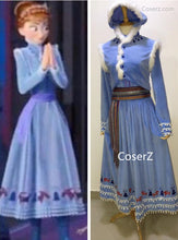Custom Olaf's Frozen Adventure Anna Dress, Anna Costume, Anna Cosplay Costume