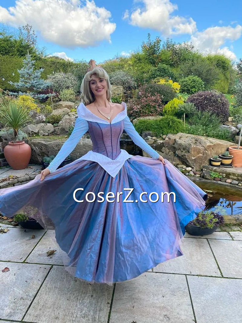 Aurora Color Changing Dress, Purple Aurora Dress Color Changing Dress CoserZ Aurora Color Changing Dress, Purple Aurora Dress Color Changing Dress CoserZ