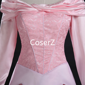 Princess Aurora Dress, Sleeping Beauty Aurora Cosplay Dress Pink