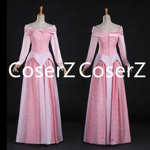 Princess Aurora Dress, Sleeping Beauty Aurora Cosplay Dress Pink