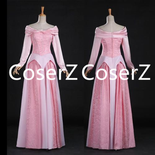 Princess Aurora Dress, Sleeping Beauty Aurora Cosplay Dress Pink – CoserZ