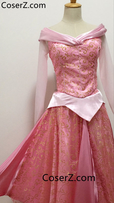 Sleeping Beauty Princess Aurora Dress, Aurora Cosplay Costume for Girl – CoserZ