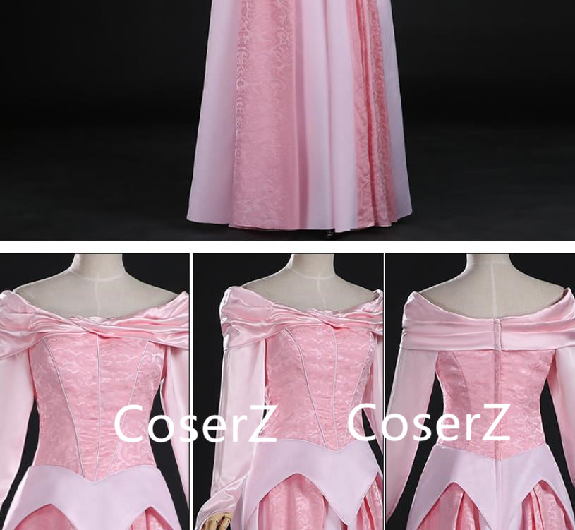 Sleeping Beauty Princess Aurora Pink Dress, Aurora Dresses for Girls/W CoserZ Sleeping Beauty Princess Aurora Pink Dress, Aurora Dresses for Girls/W CoserZ
