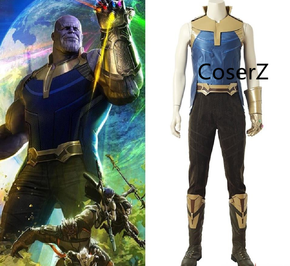 Avengers Infinity War Villain Thanos Cosplay Costume