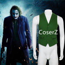 Batman Dark Knight Rise Joker Cosplay Costume Shirt + Green Vest + Tie