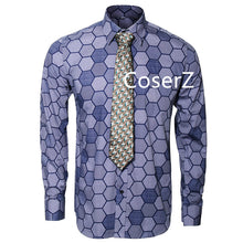 Batman Dark Knight Rise Joker Cosplay Costume Shirt + Green Vest + Tie