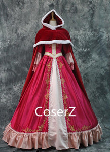 Belle Dress, Belle Cosplay Costume with Cape from Beauty and the Beast