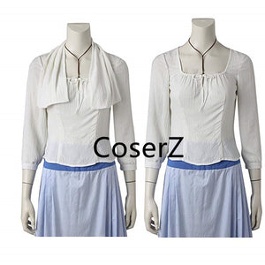 Custom Beauty and the Beast 2017 Belle Daily Dress, Belle Dailey Cosplay Costume for Adult