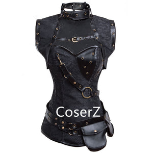 Custom Burlesque Costume Jacket with Corsets Bustiers Plus Size