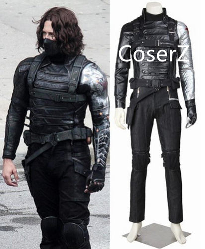 Captain America The Winter Soldier Cosplay Costume