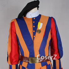 Custom Made Carnival Switzerland Soldiers Costume Cosplay Costume Swiss Guard Costume