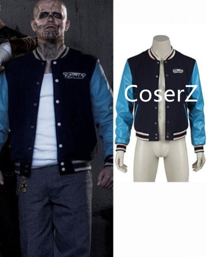 Chato Santana El Diablo Suicide Squad Varsity Jacket Cosplay Costume