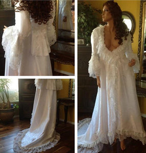 Christine Daae Nightgown, Adults Christine Daae white dress Phantom of The Opera