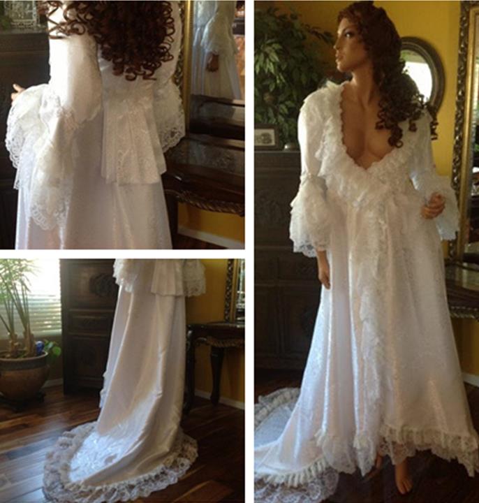 Christine Daae Nightgown, Adults Christine Daae white dress Phantom of –  CoserZ