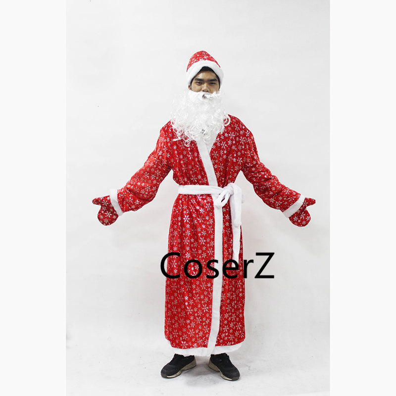 Christmas Santa Claus Cosplay Costume For Adults