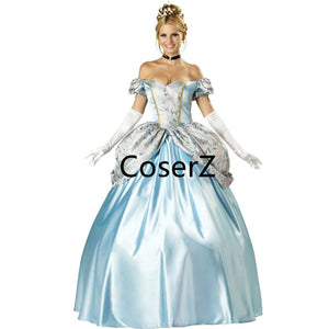 Custom Cinderella Dress Cinderella Cosplay Costume With Gloves