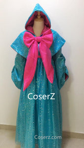 Custom-made Cartoon Cinderella Fairy Godmother Dress Cosplay Costume