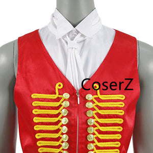 Mens Circus King Stage Performance Suits Halloween Cosplay Costume